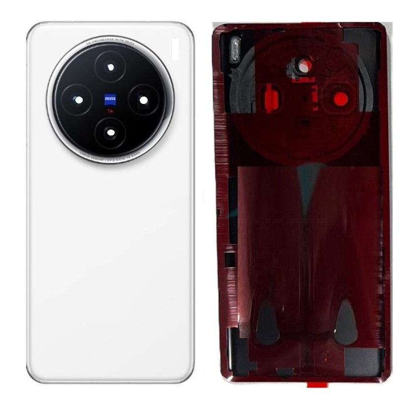 Vivo X200 5G Back Panel Battery Cover Replacement – Black, Blue, Green & White Color: WHITE