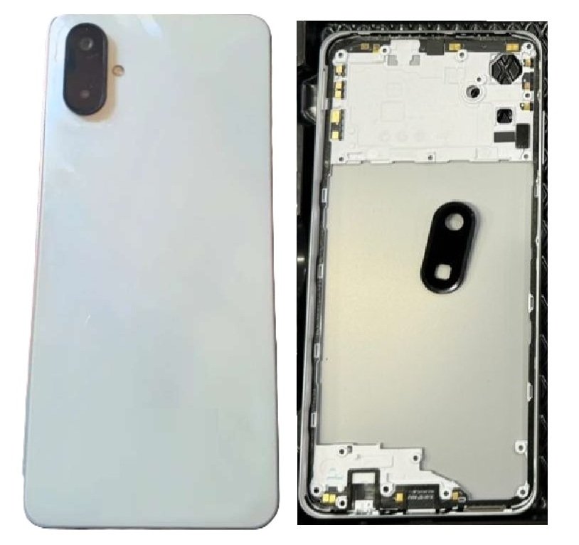 Samsung Galaxy M06 5G Full Body Housing Replacement Back Frame Middle Chassis with Side Keys – Orange, Green, Black & White
