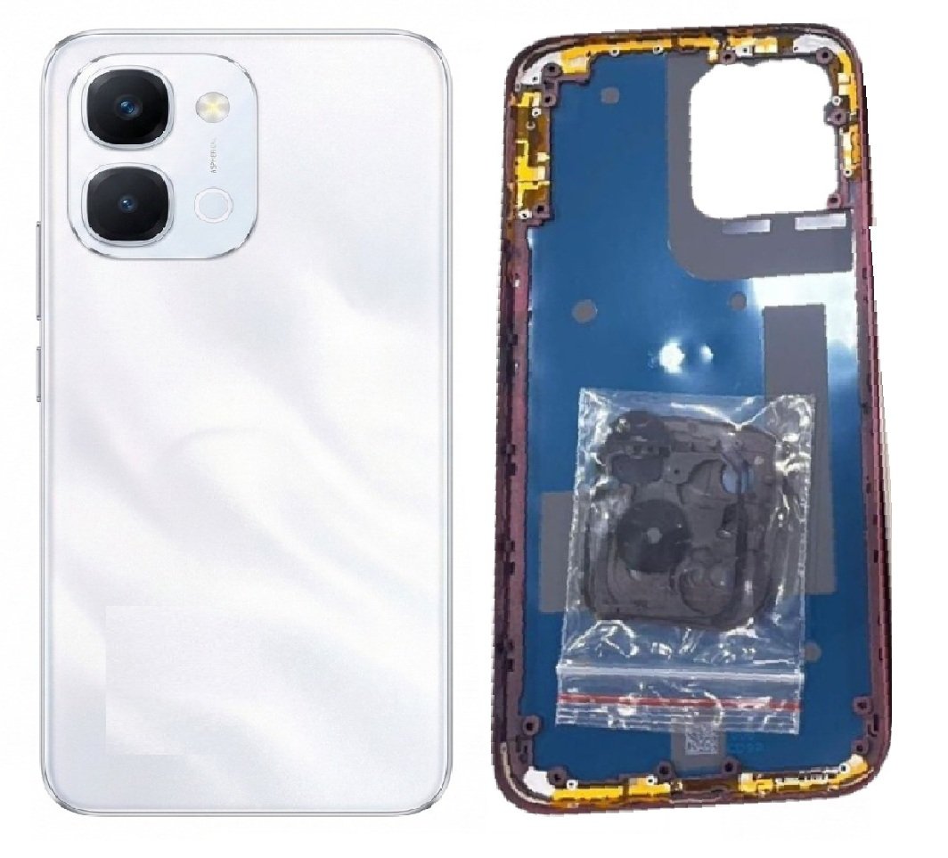 Vivo T5x 5G Full Body Housing Replacement Back Frame Middle Chassis with Side Keys – Green, White, Maroon & Gold