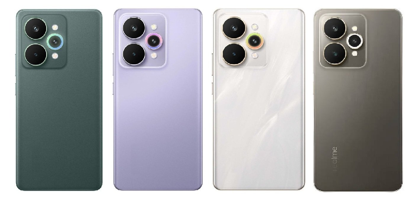 Realme 15 Pro 5G Full Body Housing Replacement Back Frame Middle Chassis with Side Keys – Black, Purple, White & Brown