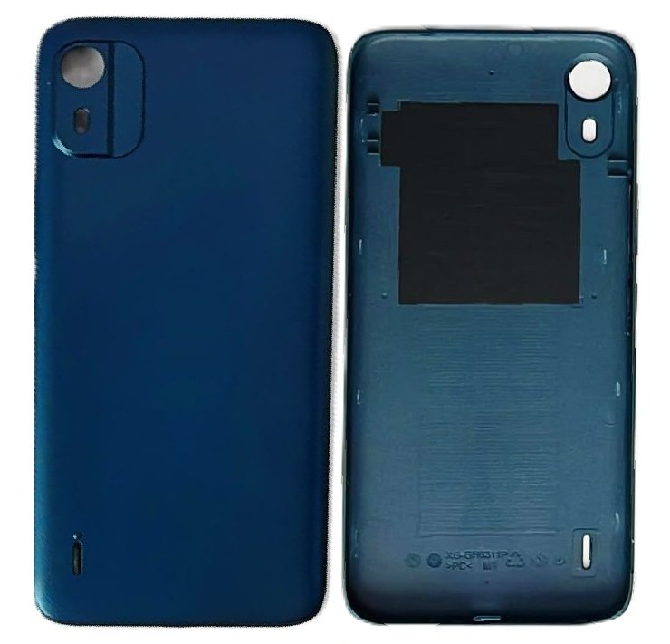 Nokia C12 4G Full Body Housing Replacement Back Frame Middle Chassis with Side Keys – Gold, Blue & Black