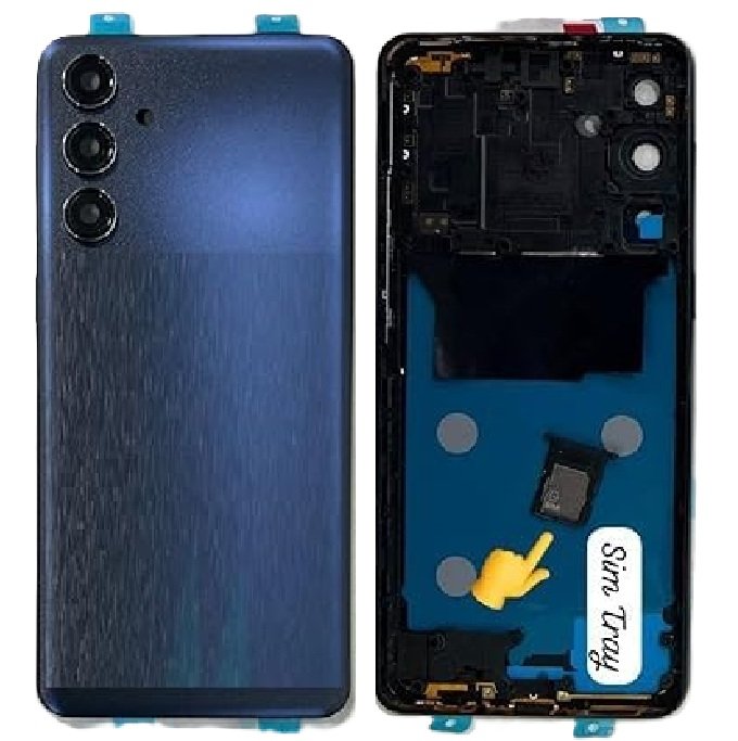 Samsung Galaxy F55 5G / M55 5G Full Body Housing Replacement Back Frame Middle Chassis with Side Keys – Orange, Green, Black & Blue