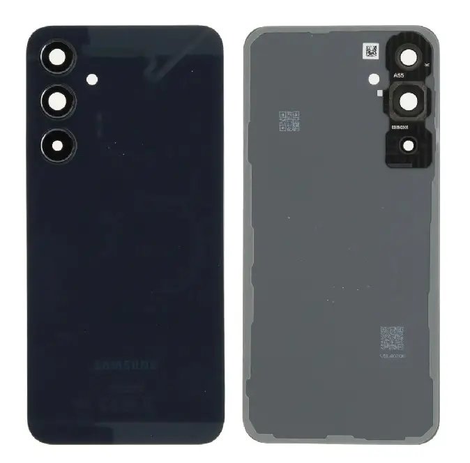 Samsung Galaxy A55 5G Black Back Panel with Free Back Cover and Tempered Glass – FeelHut