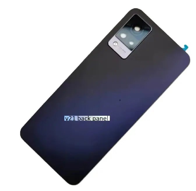for,vivo v21 5g back panel ,. Black