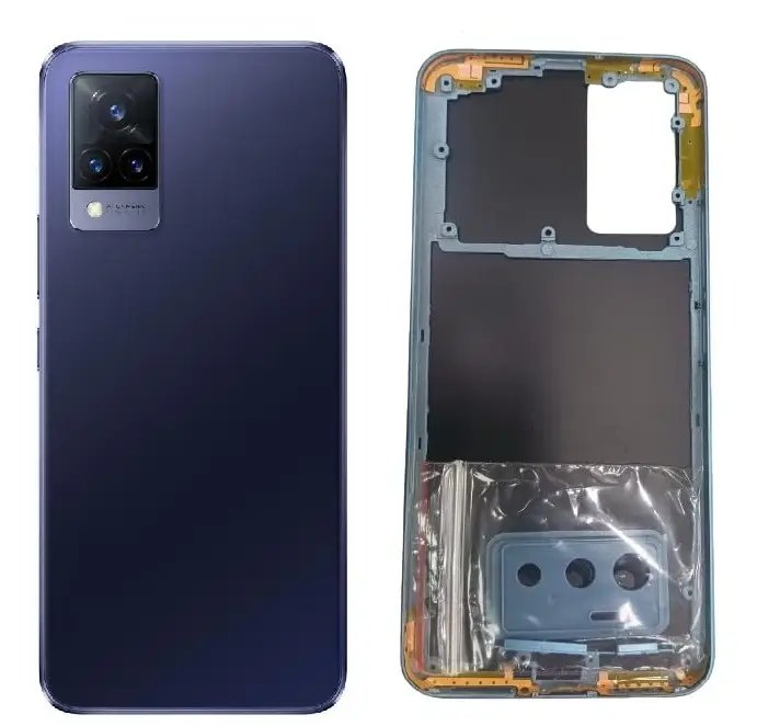 for,Vivo V21 5G Full Body Housing Black