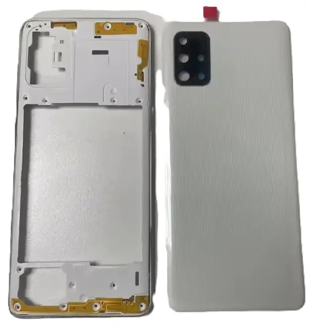 for.Samsung Galaxy A71full body housing White