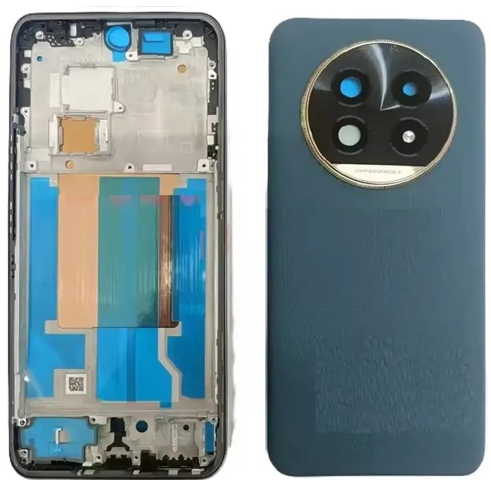 For Realme 13 Pro+ LCD Front Frame Middle Housing full Body Blue
