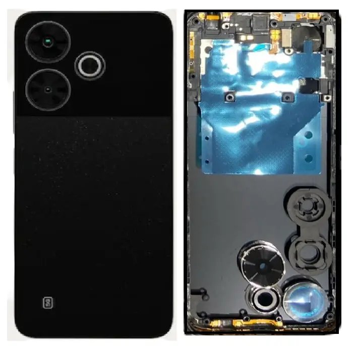 for Xiaomi Poco M6 Plus 5G Full Body Housing Black
