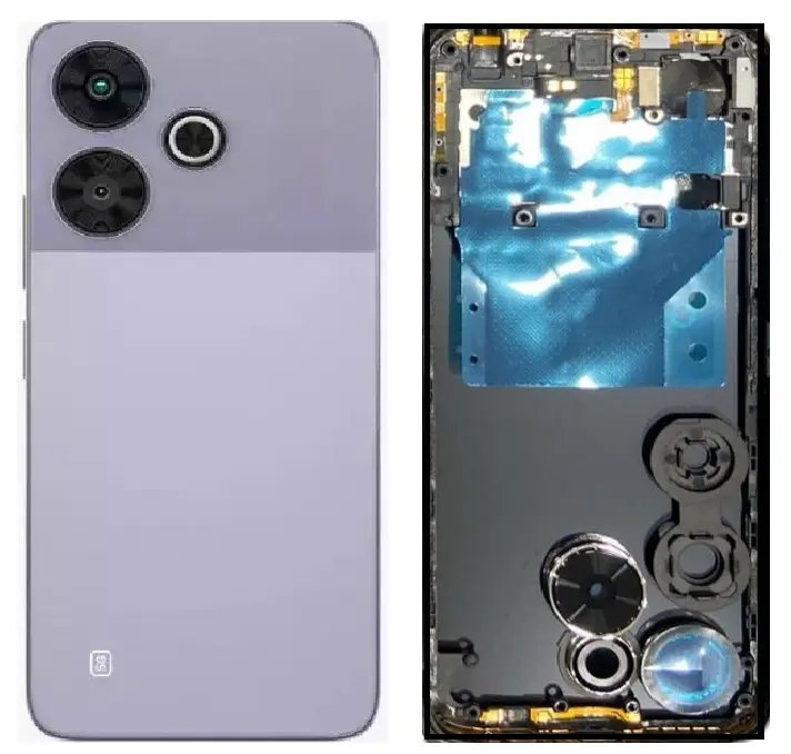 for Xiaomi Poco M6 Plus 5G Full Body Housing Purple